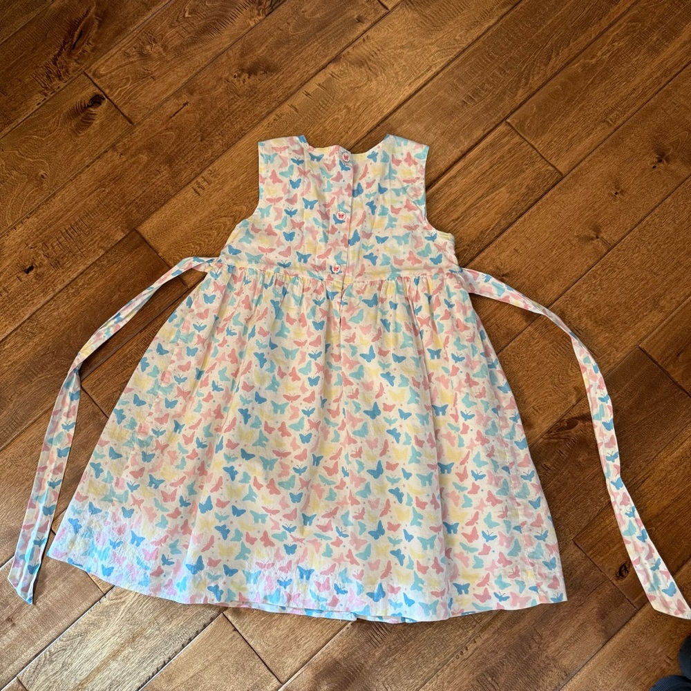 Question Everything Butterfly Print Kids Dress - Picture 6 of 7